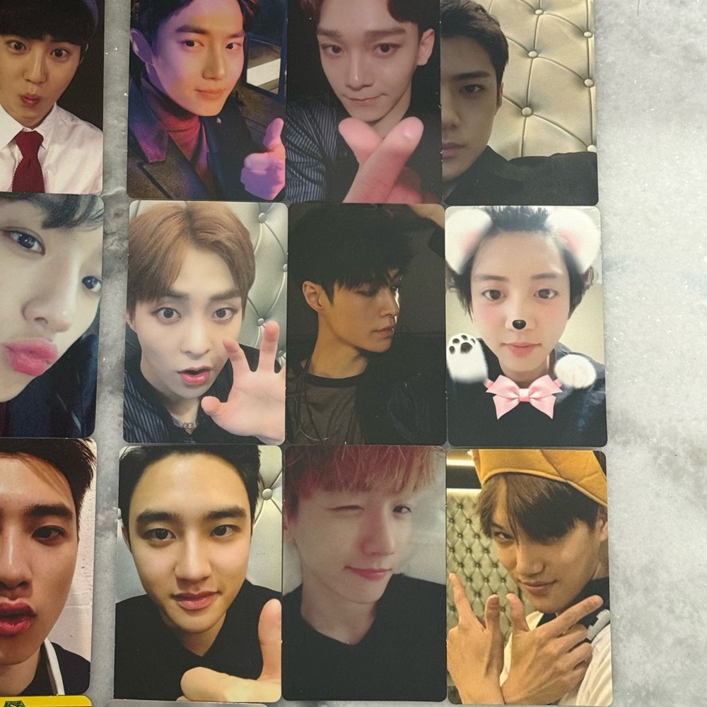 EXO 5th Debut Anniversary Limited Edition Photocard Full Set - Brand New